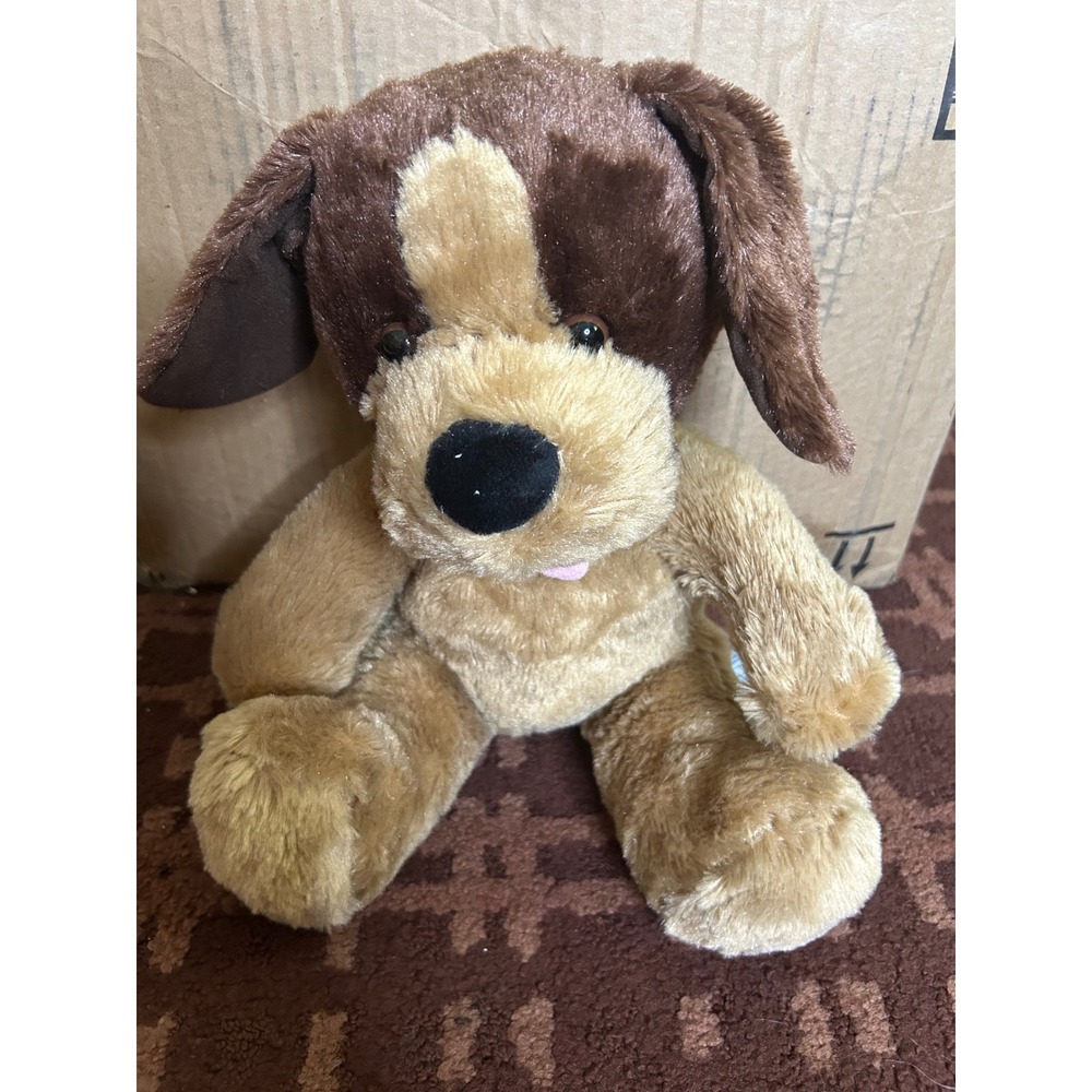 Build-A-Bear Workshop Brown Tan Puppy Dog Plush Stuffed Animal Floppy Ears